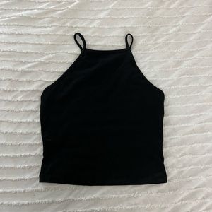 Black Garage crop top